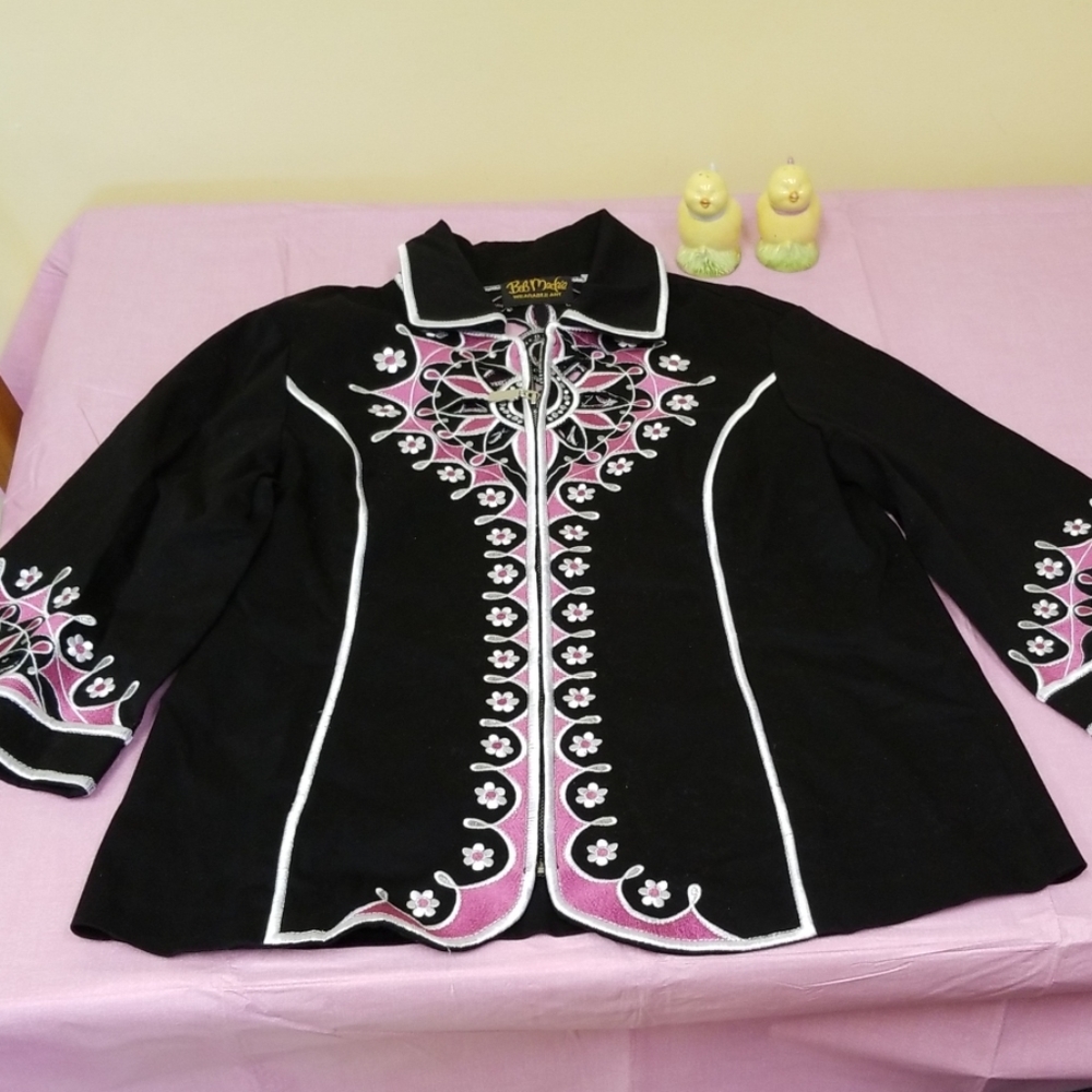 Bob Mackie embroidered jacket
